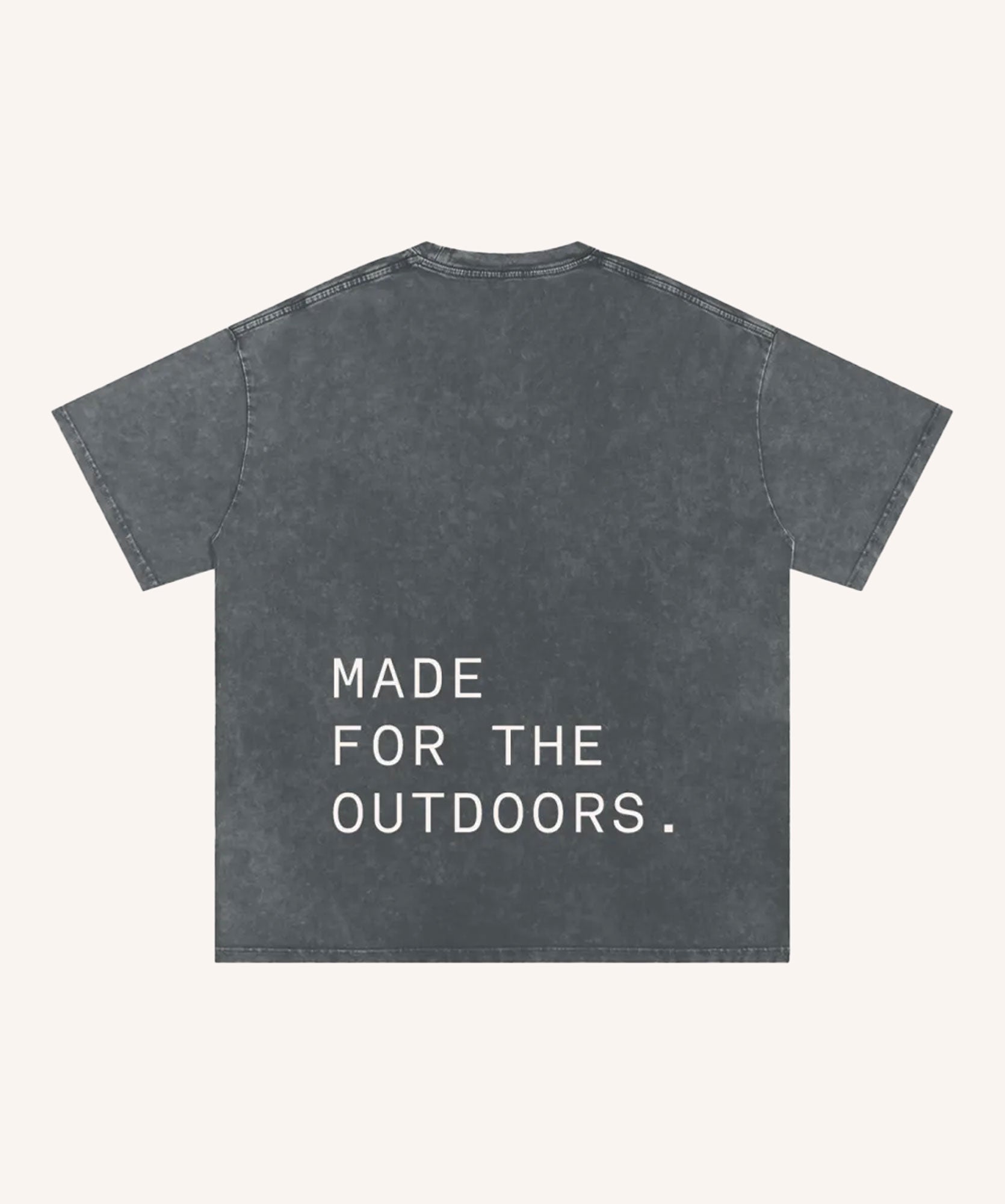 WILDURE Washed Tee - Charcoal